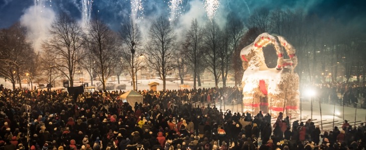 tradicions de Nadal, tradicions de Nadal del món, Suècia, Gävle